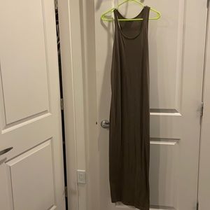 Olive maxi dress